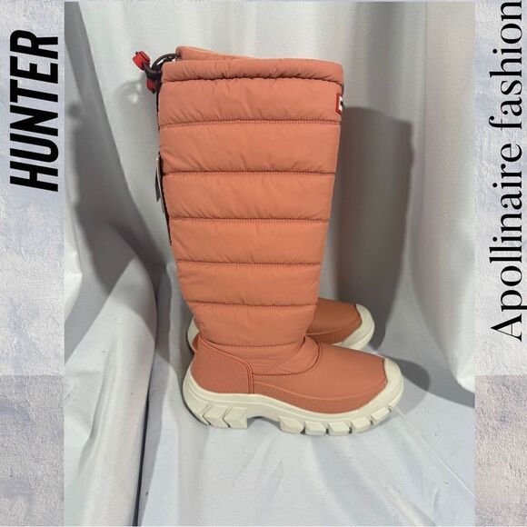HUNTER INTREPID TALL WINTER BOOTS NWT SIZE 37 EU WATERPROOF - Picture 2 of 11
